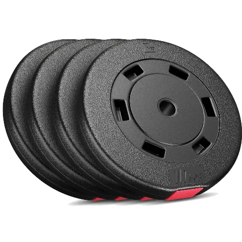 Zestaw obciążeń kompozytowych do sztangi Hop-Sport HS-C40DD 40kg (4x10)