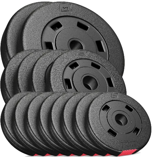 Zestaw obciążeń kompozytowych Hop-Sport 30kg (2x5, 4x2.5, 8x1.25)