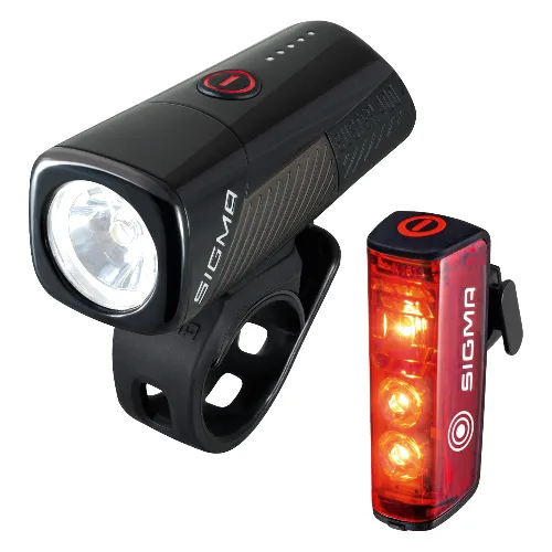 Zestaw oświetlenia rowerowego przód i tył Sigma Buster 400 - Blaze Flash Led USB